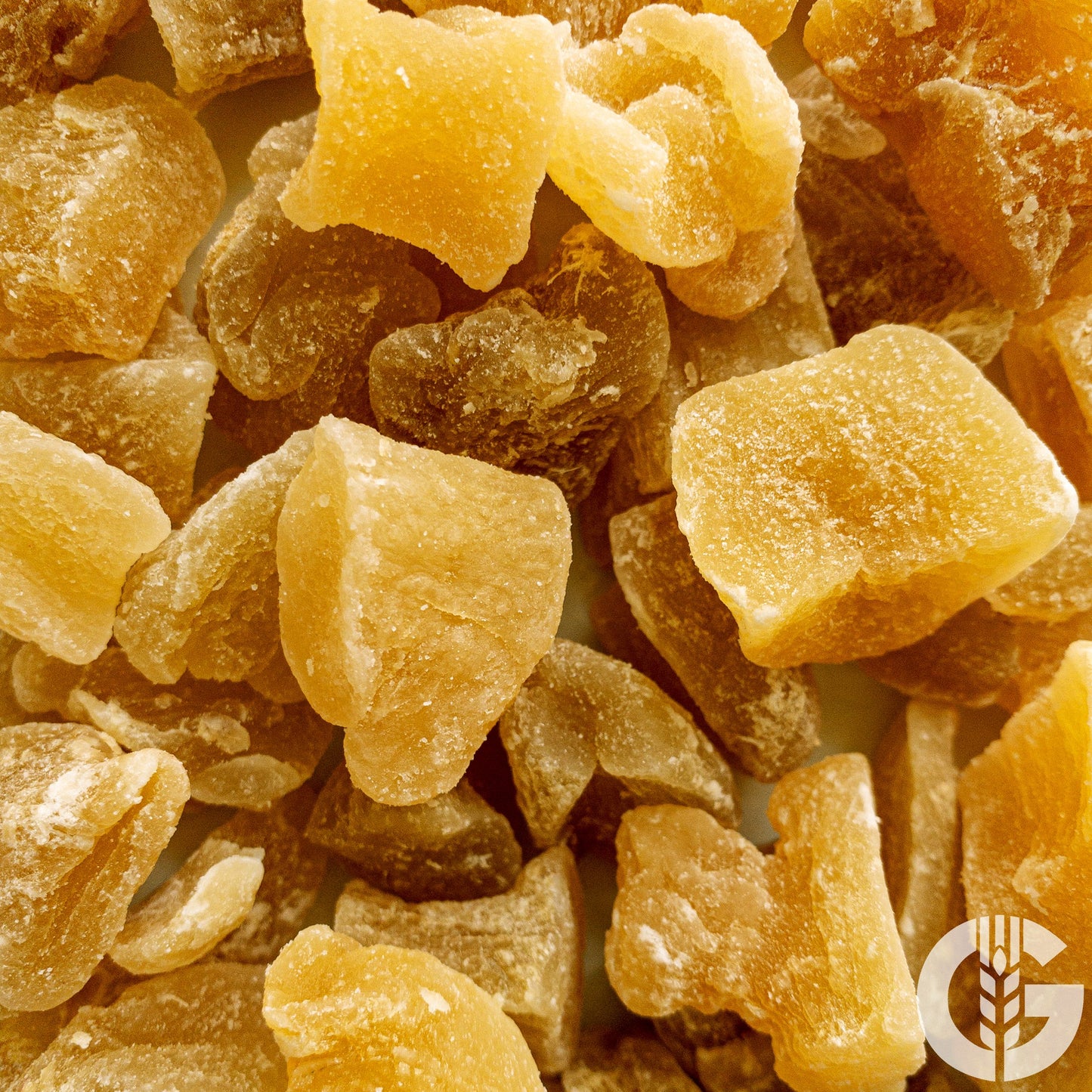 Ingwer-Chunks kandiert