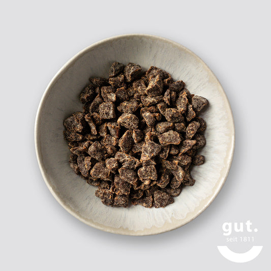 Pfirsiche gewürfelt