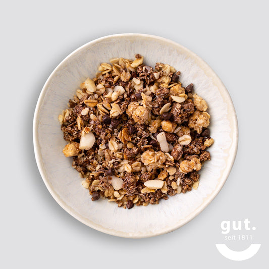Schoko Macadamia Müsli