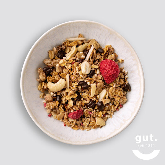 Wintertraum Müsli mit Cashew & Blaubeeren