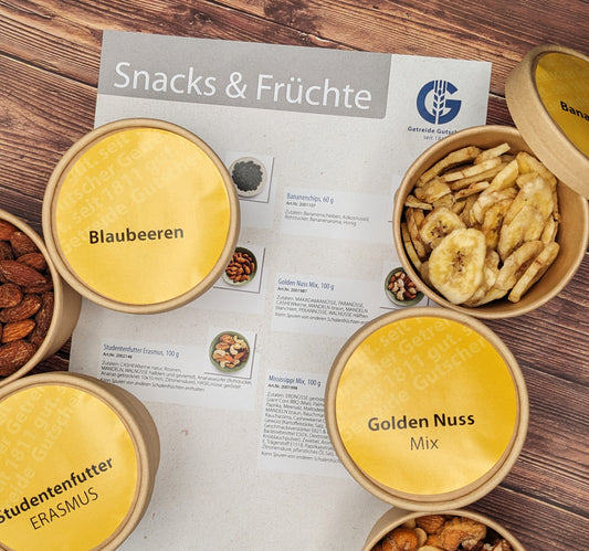 Snacks & Früchte - Probierpaket